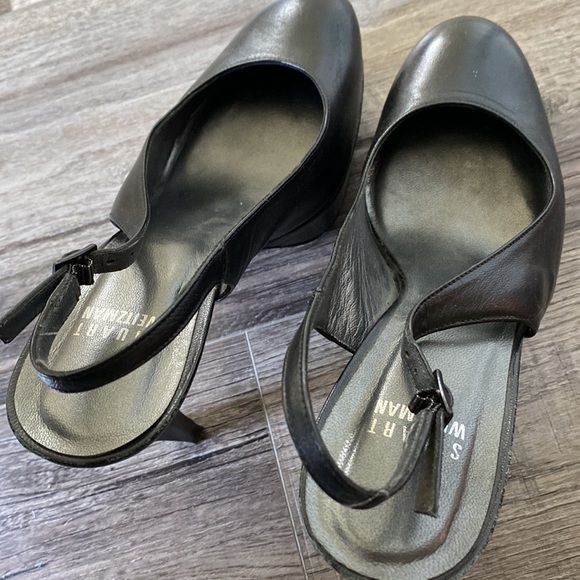Gorgeous Stuart Weitzman platform slingbacks - Picture 4 of 7